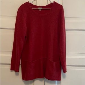 Crimson J. Jill sweater